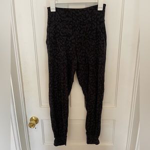 Grey/black align jogger